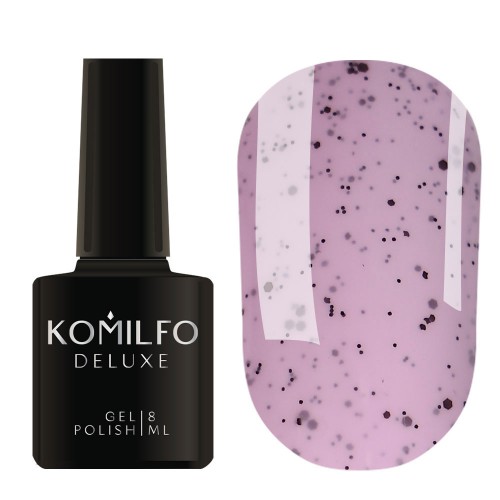 Gel varnish Komilfo Dragon Fruit DF003 (pale pink with splashes), 8 ml Gel varnish Komilfo Dragon Fruit DF003 (pale pink with splashes), 8 ml