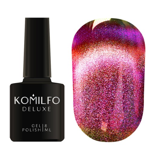 Gel Polish Komilfo 9D Cat’s eye 003 (purple-copper, magnetic), 8 ml Gel Polish Komilfo 9D Cat’s eye 003 (purple-copper, magnetic), 8 ml