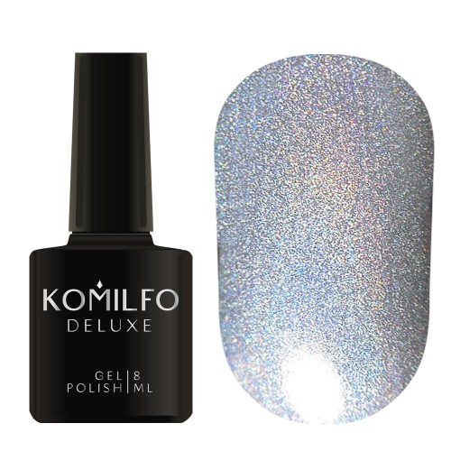 Gel polish Komilfo Holographic 001 (silver), 8 ml Gel polish Komilfo Holographic 001 (silver), 8 ml