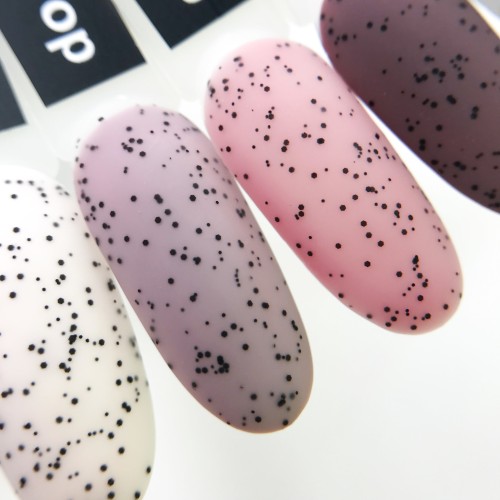 Komilfo No Wipe Matte Dragon Fruit Top – matte top without sticky layer with crumb, 8 ml