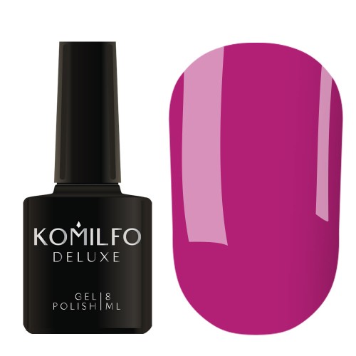 Gel Polish Komilfo Kaleidoscopic Collection K013 (pink violet, neon), 8 ml Gel Polish Komilfo Kaleidoscopic Collection K013 (pink violet, neon), 8 ml