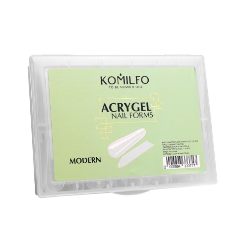 Komilfo Top Nail Forms, Modern – Top Nail Forms, Modern Almond, 120 Pieces Komilfo Top Nail Forms, Modern – Top Nail Forms, Modern Almond, 120 Pieces