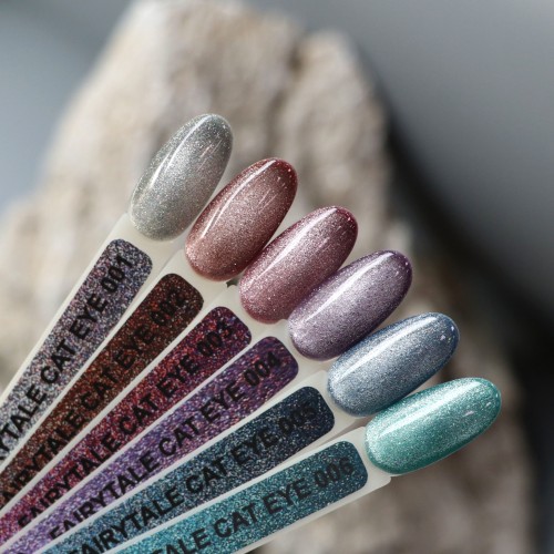 Gel polish Komilfo Fairytale Cat Eye 003 (tea rose, magnetic, reflective), 8 ml