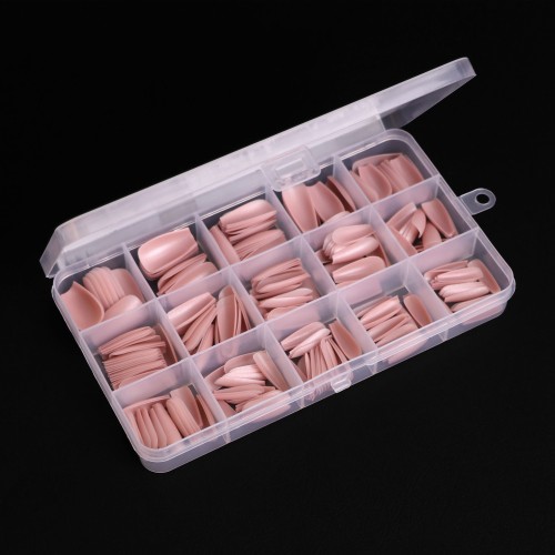 Komilfo SoFast Nail Forms Nude Ballerina Medium, 360 pcs