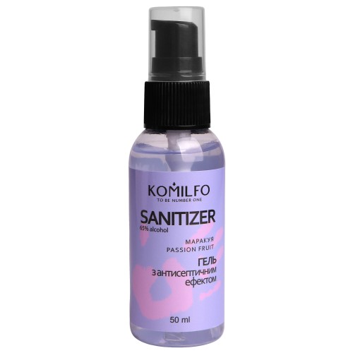 Komilfo Hand Sanitizer, Passion Fruit – gel with an antiseptic effect, Passion fruit, 50 ml Komilfo Hand Sanitizer, Passion Fruit – gel with an antiseptic effect, Passion fruit, 50 ml