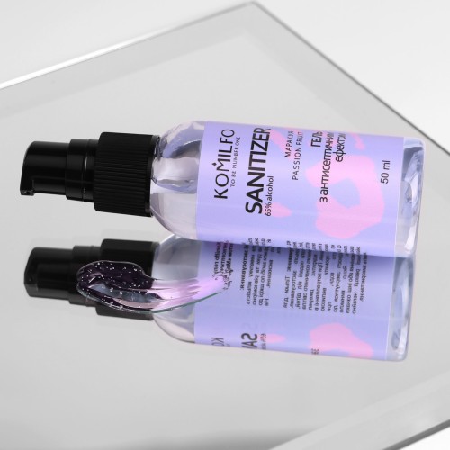 Komilfo Hand Sanitizer, Passion Fruit – gel with an antiseptic effect, Passion fruit, 50 ml