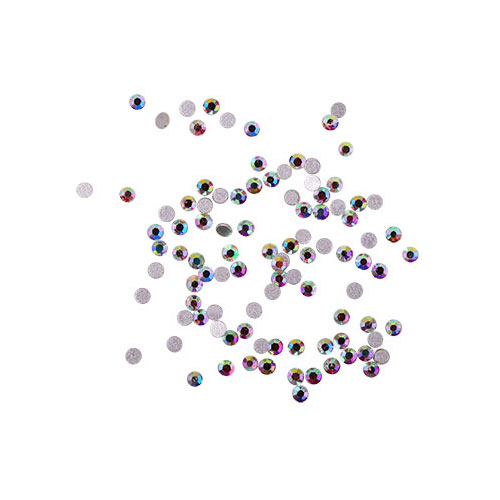 Komilfo rhinestones, Crystal AB, size 3 (100 pcs per pack) Komilfo rhinestones, Crystal AB, size 3 (100 pcs per pack)