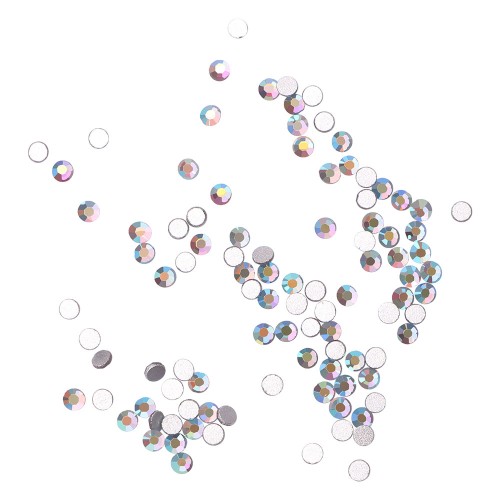 Komilfo rhinestones (100 pcs per pack), Bk.Diamond AB, size 3 Komilfo rhinestones (100 pcs per pack), Bk.Diamond AB, size 3