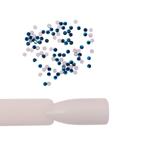 Komilfo strasses (pack of 100), Jet Black AB, size 3