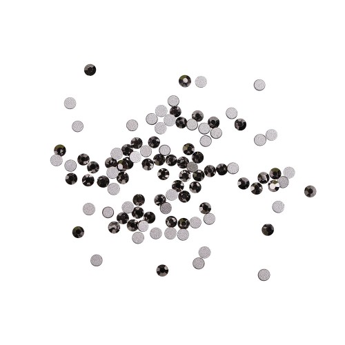 Komilfo rhinestones Hematite, size 4 (pack of 100) Komilfo rhinestones Hematite, size 4 (pack of 100)
