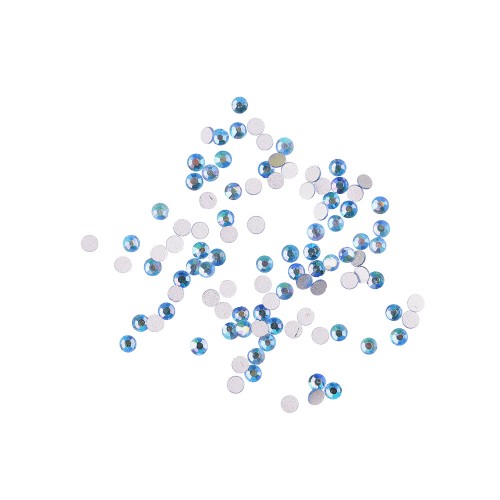 Komilfo rhinestones (pack of 100), Light sapphire AB, size 5 Komilfo rhinestones (pack of 100), Light sapphire AB, size 5