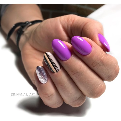 Гель-лак Komilfo Deluxe Series №D047 (фиолетово-баклажанный, эмаль), 8 мл