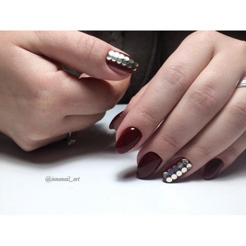 Гель-лак Komilfo Deluxe Series №D097 (коричнево-бордовый, эмаль), 8 мл