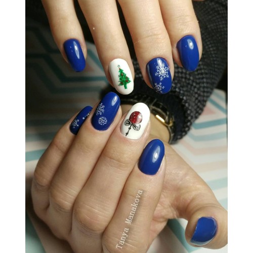 Гель-лак Komilfo Deluxe Series №D221 (джинсовый синий, эмаль), 8 мл