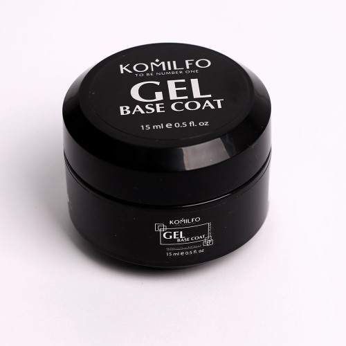 Gel base Komilfo Gel Base Coat – base-corrector for gel polish without a brush, 15 ml