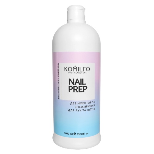 Komilfo Nail Prep – disinfectant and degreaser for nails, 1000 ml Komilfo Nail Prep – disinfectant and degreaser for nails, 1000 ml