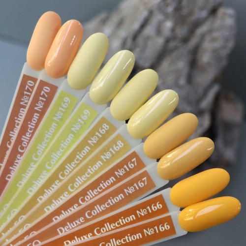 Гель-лак Komilfo Deluxe Series №D167 (персиково-желтый, эмаль), 8 мл