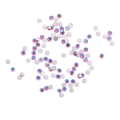 Komilfo strasses (pack of 100), Rose AB, size 4 Komilfo strasses (pack of 100), Rose AB, size 4