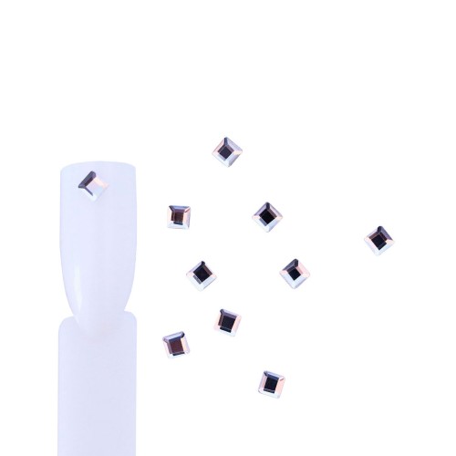Komilfo stones Square (3x3mm) Crystal (10 pcs.)