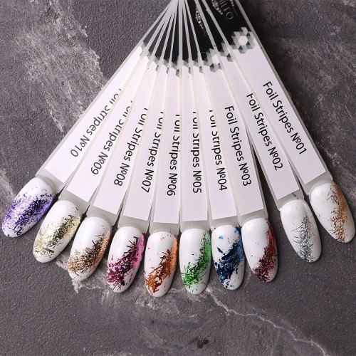 Komilfo Foil Stripes №02 Silver, (0,2 g)