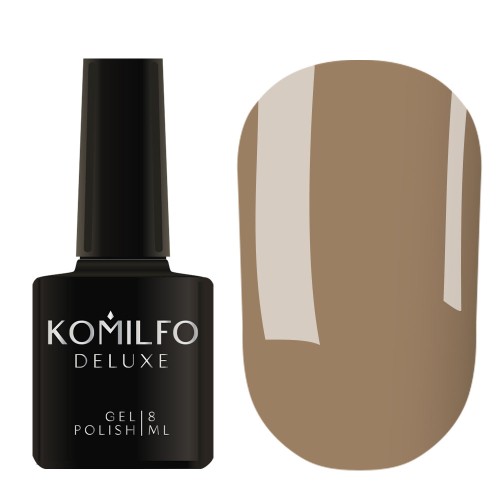 Gel Polish Komilfo Deluxe Series D281 (green-brown, enamel), 8 ml Gel Polish Komilfo Deluxe Series D281 (green-brown, enamel), 8 ml