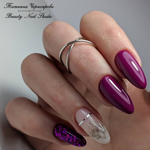 Gel polish Komilfo Deluxe Series D093 (evening Marsala, enamel), 15 ml