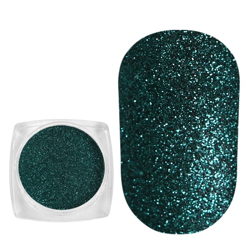 Komilfo spangles 057, size 0.08 mm, (emerald) E, 2.5 g Komilfo spangles 057, size 0.08 mm, (emerald) E, 2.5 g