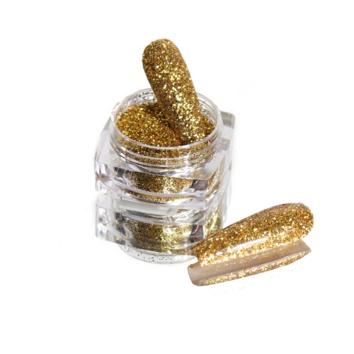 Komilfo spangles 107F, size 0.3 mm, (gold) E, 2.5 g