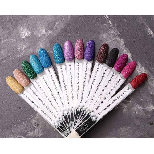 Komilfo sequins Solvent Resistance Series 412, size 0.1 mm, 2.5 g