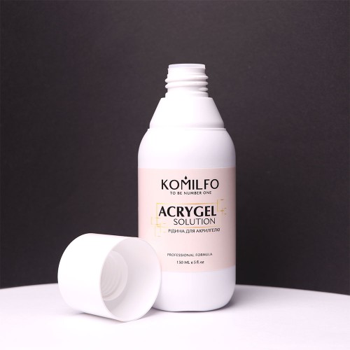 Means for working with acrylic gel Komilfo Acrygel Solution, 150 ml