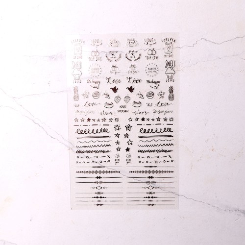 Komilfo Nail Design Sticker №KNS-004R