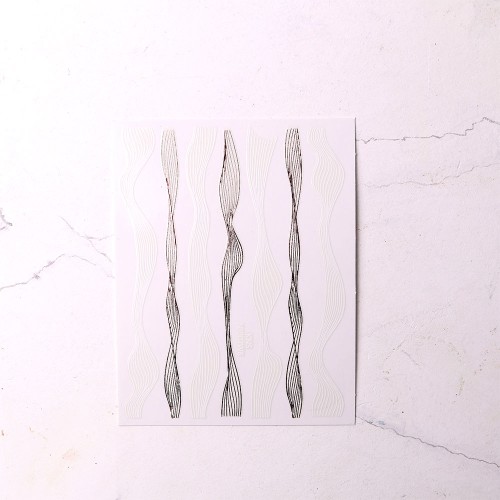 Komilfo Nail Design Sticker №KNS-007WR