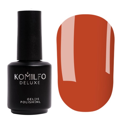 Gel Polish Komilfo Deluxe Series D308 (red brick, enamel), 15 ml Gel Polish Komilfo Deluxe Series D308 (red brick, enamel), 15 ml