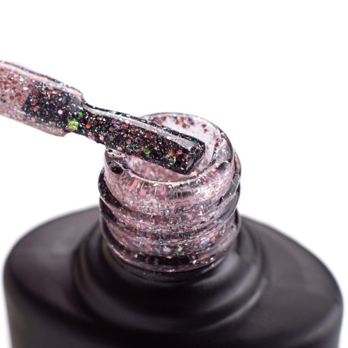 Gel Polish Komilfo Glow Attack 003 (rose gold-holographic), 8 ml