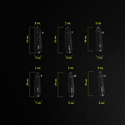 Komilfo Top Nail Forms, Multishape – Top Nail Forms, Universal, 120 Pieces