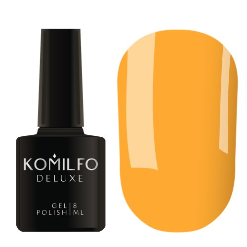 Gel Polish Komilfo Kaleidoscopic Collection K004 (orange, neon), 8 ml Gel Polish Komilfo Kaleidoscopic Collection K004 (orange, neon), 8 ml