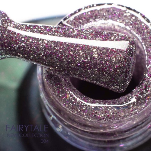 Gel polish Komilfo Fairytale Cat Eye 004 (purple, magnetic, reflective), 8 ml