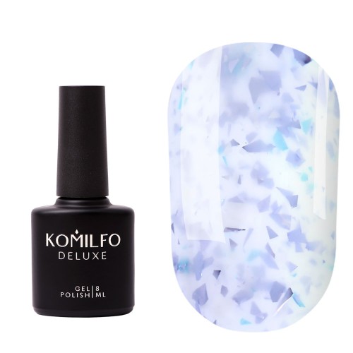 Komilfo Potal Base P013 (milky gray with multi-colored potal), 8 ml