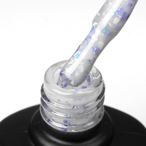 Komilfo Potal Base P013 (milky gray with multi-colored potal), 8 ml