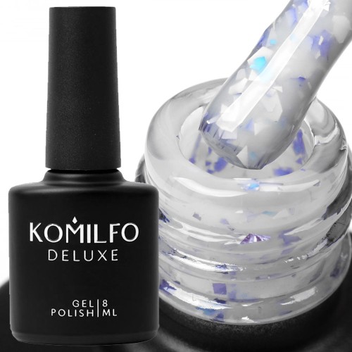 Komilfo Potal Base P013 (milky gray with multi-colored potal), 8 ml Komilfo Potal Base P013 (milky gray with multi-colored potal), 8 ml