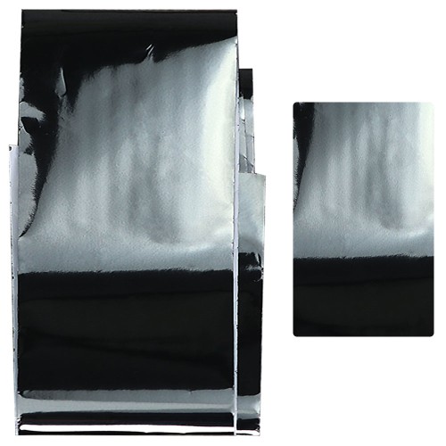 Komilfo casting foil, dark silver, glossy Komilfo casting foil, dark silver, glossy