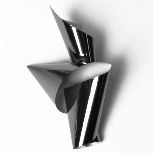 Komilfo casting foil, dark silver, glossy