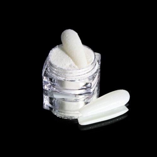 Komilfo spangles 022, size 0.1 mm, (white, silver), 2.5 g