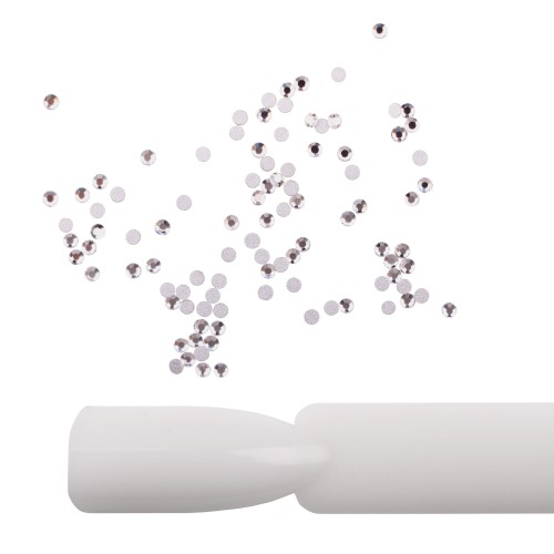 Komilfo rhinestones (pack of 100), Crystal, size 3