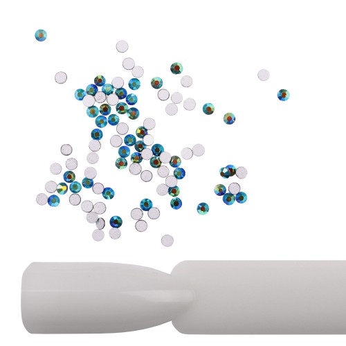 Komilfo Rhinestones (pack of 100), Jet Black AB, size 4