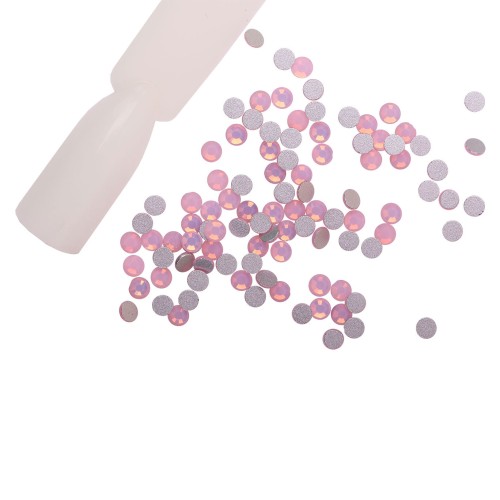 Komilfo Rhinestones Pink Opal, size 10 (pack of 100)