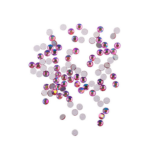 Komilfo rhinestones (pack of 100), Rose AB, size 5 Komilfo rhinestones (pack of 100), Rose AB, size 5