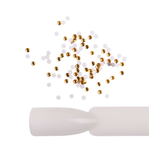 Komilfo rhinestones (100 pcs per pack), Topaz, size 3