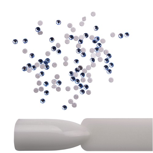 Komilfo rhinestones (pack of 100), Light sapphire, size 3