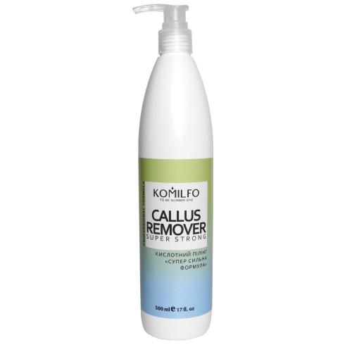 Komilfo Callus Remover “Super Strong Formula” – peeling for pedicure, 500 ml Komilfo Callus Remover “Super Strong Formula” – peeling for pedicure, 500 ml